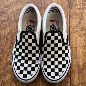 Vans checkered slip ons - size 6.5